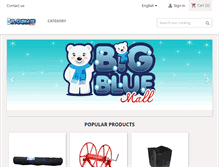 Tablet Screenshot of bigbluemall.com